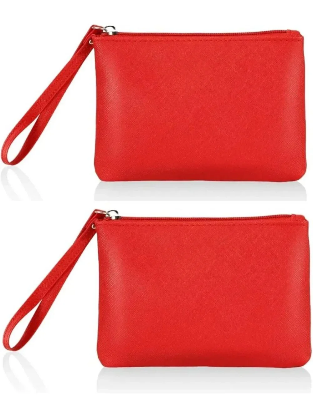 2 Pack Mini Makeup Bags - Zipper Pouches for Travel, Lipstick & Coin Holder